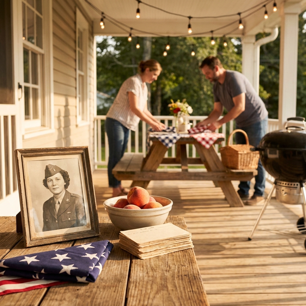 Nostalgic Memorial Day weekend: simple ways to observe the weekend respectfully at home (plus a classic cookout plan)