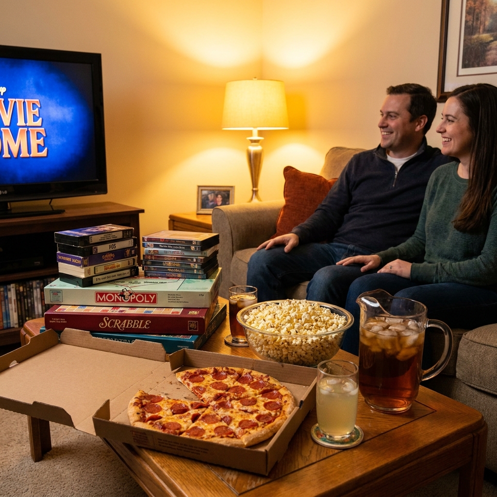 Nostalgic Friday night in: a ‘Pizza + Game + Movie’ routine like the 80s–90s (updated for 2026)