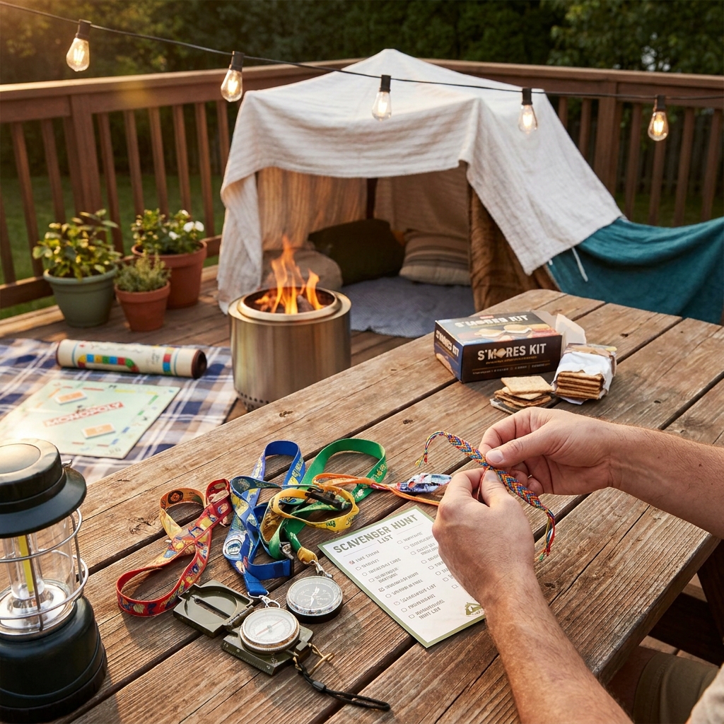 Nostalgic summer camp-at-home: a 3-day ‘mini camp’ plan with classic activities (safe, low-cost)