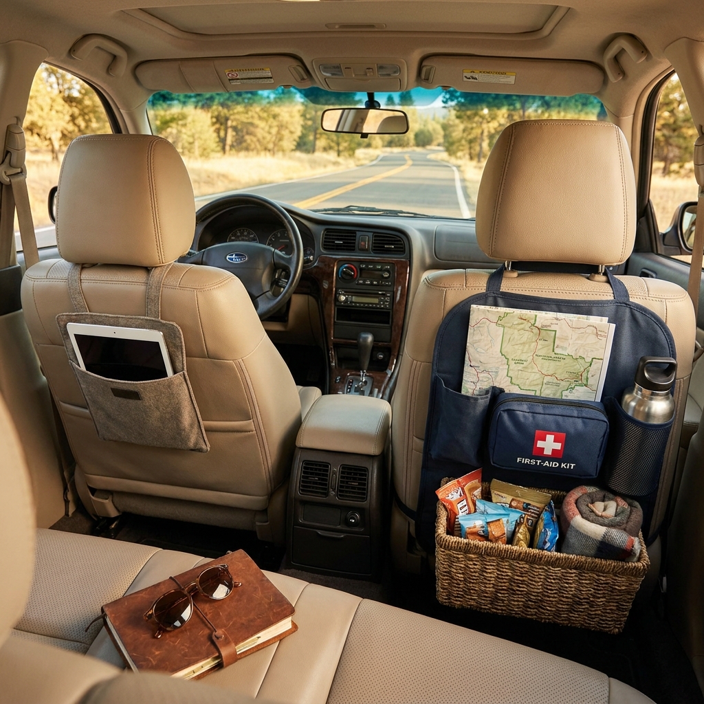 Nostalgic summer travel: packing a 1990s-style ‘car organizer’ (without buying gadgets)