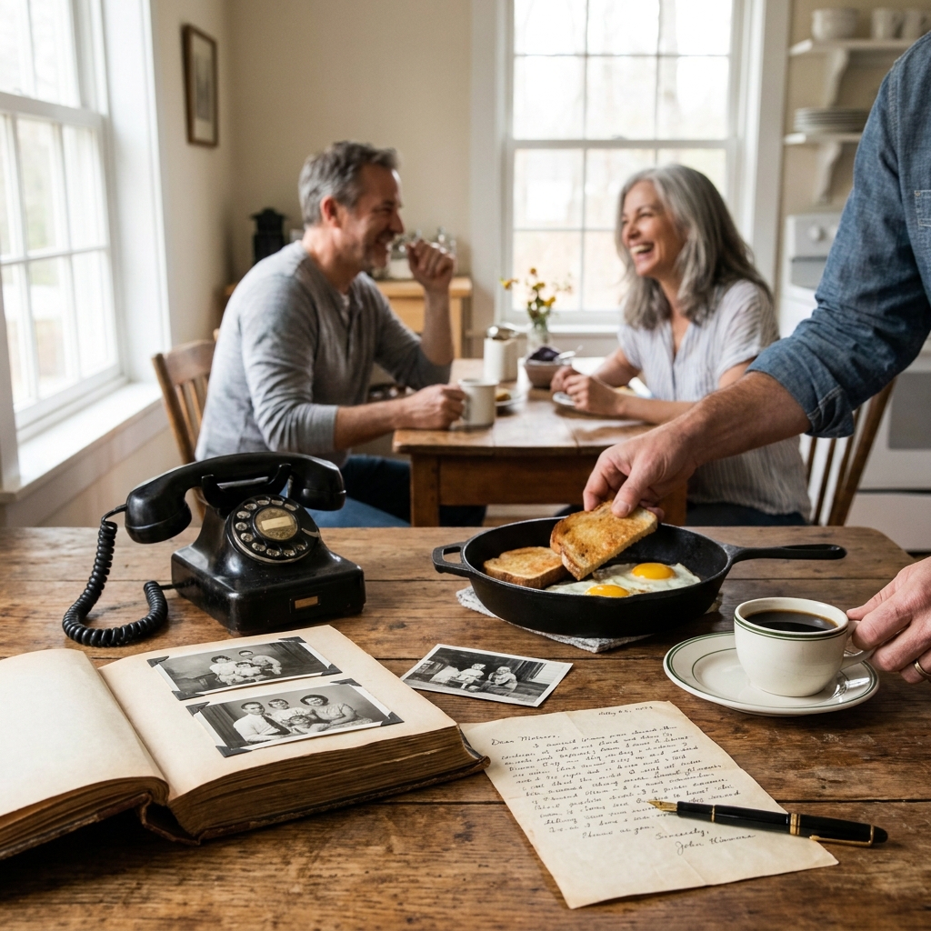Nostalgic Father’s Day: simple, old-school ways to celebrate today (at home or long-distance)