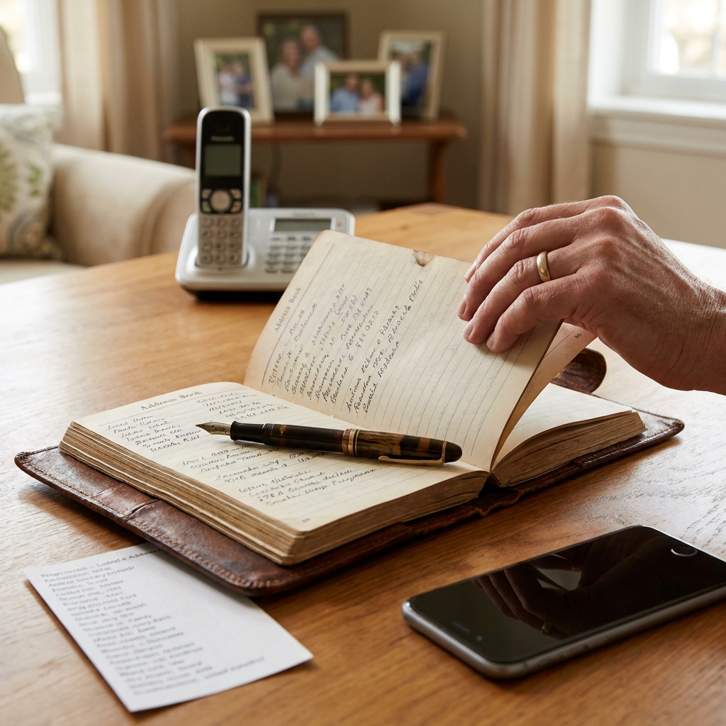 Nostalgic summer ‘phone book’ and address book: making a modern contact list you can actually use