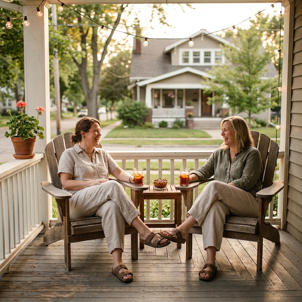 Nostalgic Friday night: bring back ‘front porch’ summer evenings with a simple setup