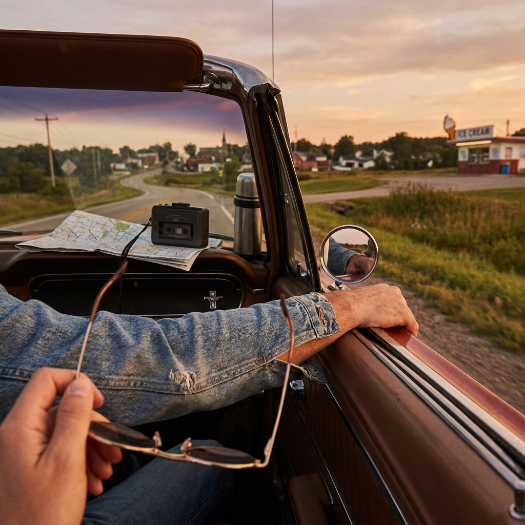 Nostalgic ‘Friday night drive’ without leaving town: a summer evening mini-itinerary