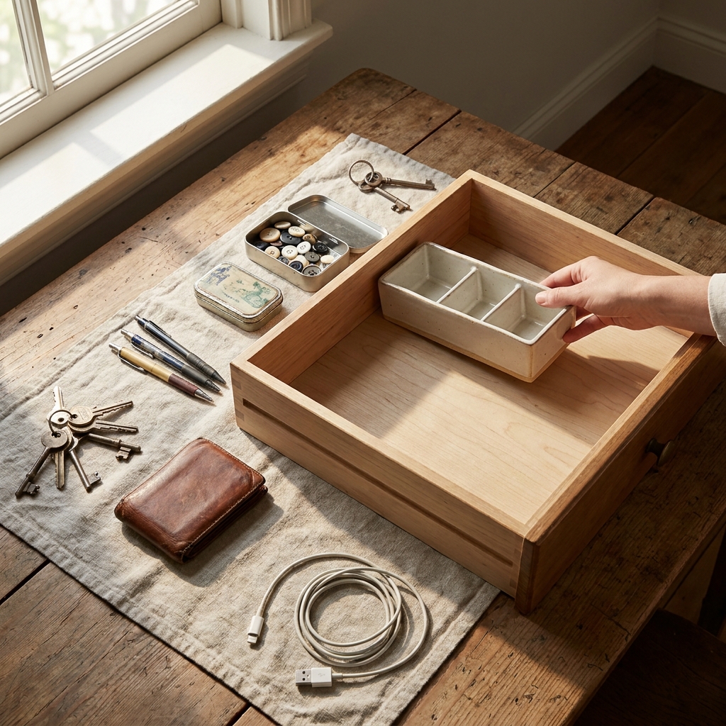 Nostalgic Saturday ‘summer cleaning’ of a single drawer: the 90s junk-drawer reset