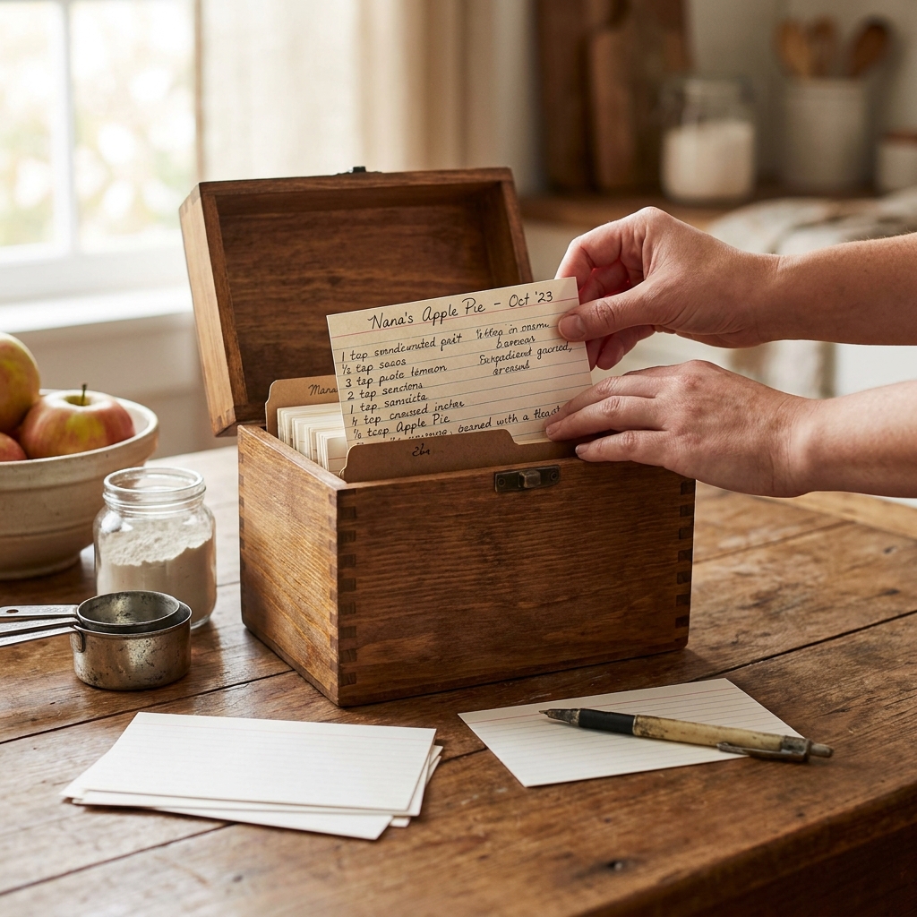 Nostalgic Sunday ‘recipe box’ revival: turn 5 family favorites into cards you can actually use