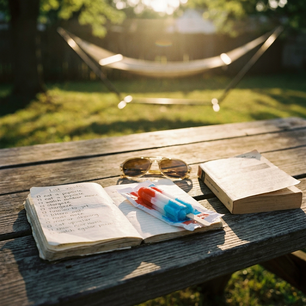 Nostalgic ‘end of July’ summer bucket list—micro version you can finish in 48 hours
