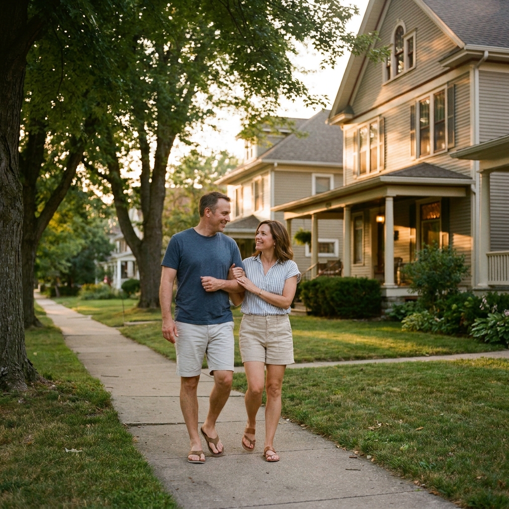 Nostalgic ‘after-dinner walk’ revival: a simple August evening routine (with heat-safe options)