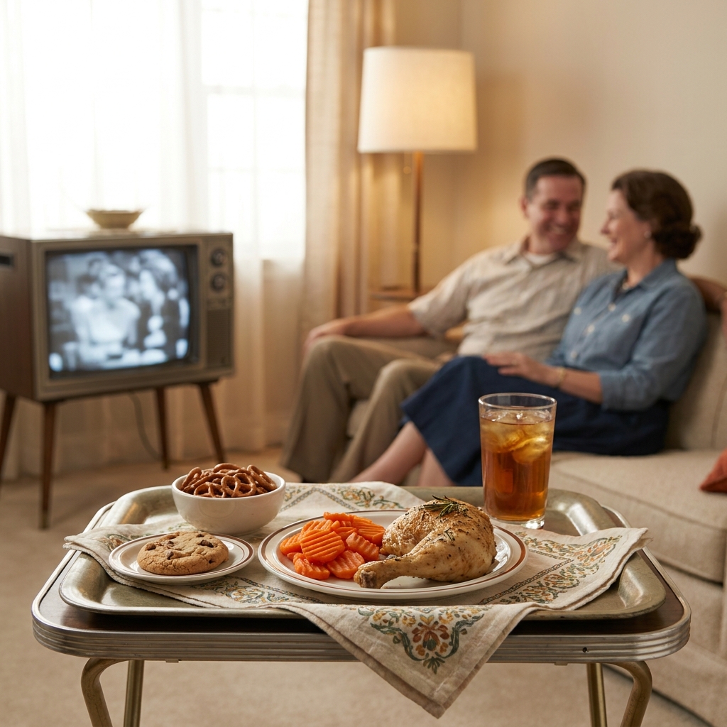 Nostalgic ‘TV tray dinner’ night: easy August weeknight comfort without cooking a lot